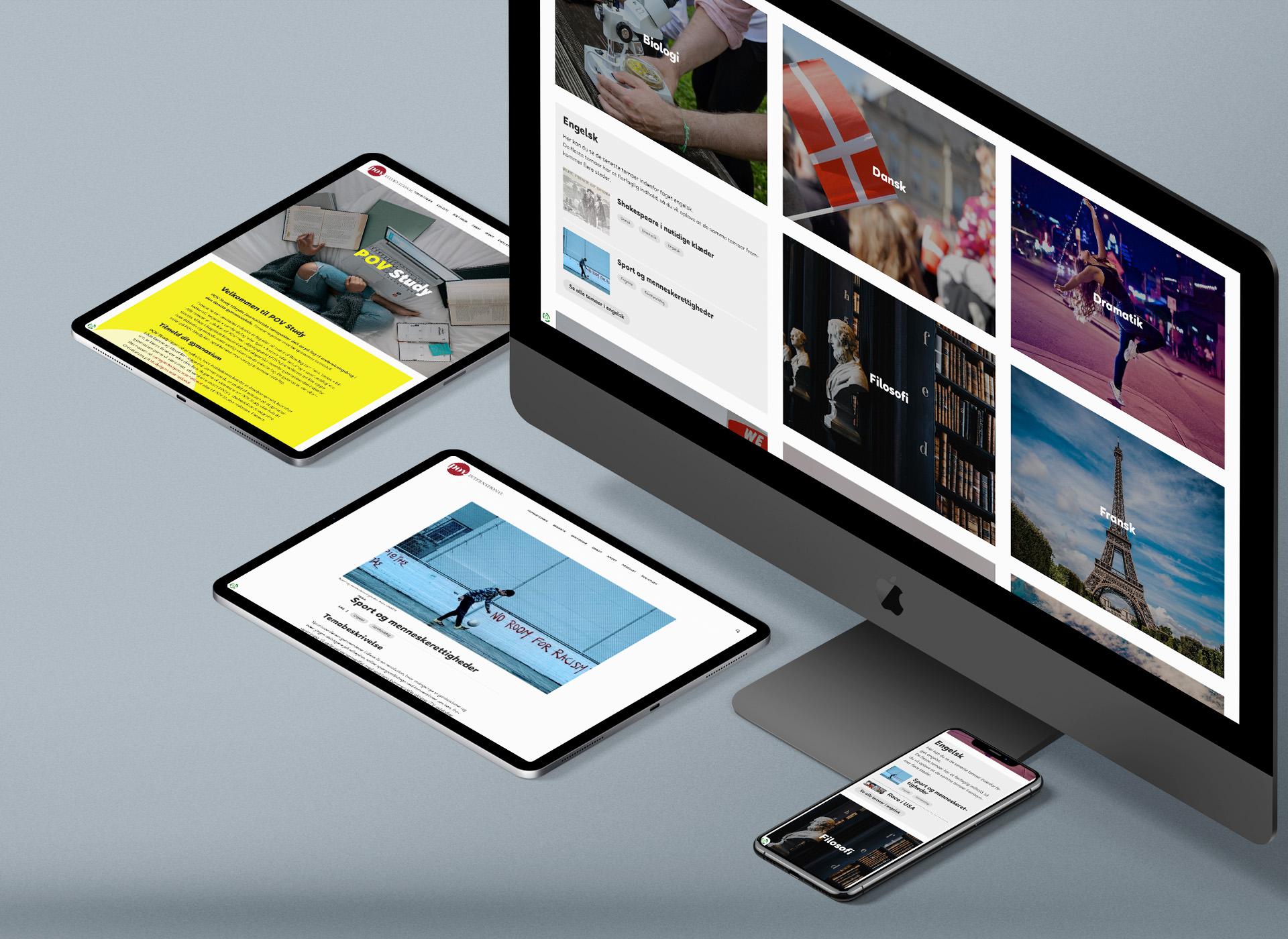 POV Study on iMac, iPad and iPhone